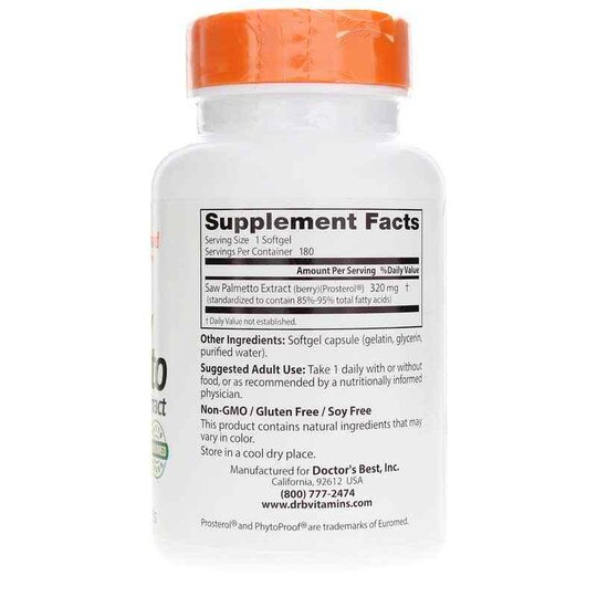 Saw Palmetto Extract 320 Mg, DRB